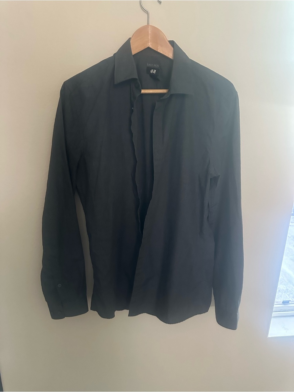 H&M Black Lightweight Men's Shirt Jacket